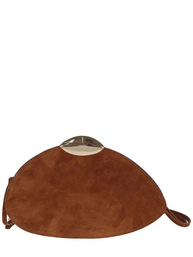 베네데타 브루치체스 벨 드 주르 로고 디보싱 클러치 백 SS25089_105KISSINGINTHESTREETS