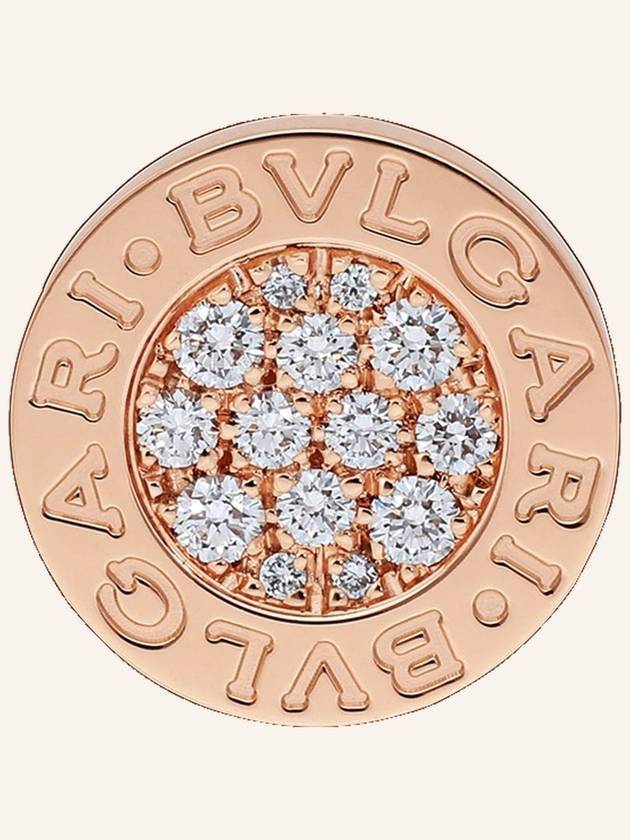 18캐럿 로즈골드와 다이아몬드로 이루어진 싱글 이어링 Bvlgari Bvlgari Single earring Bvlgari Bvlgari from 18 karat rosegold and diamonds