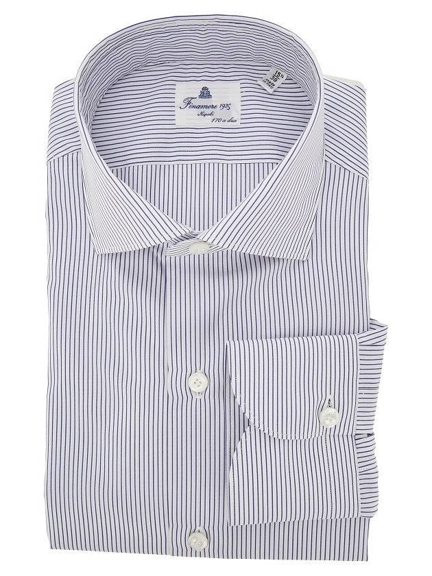 FINAMORE 170 two-ply cotton poplin shirt