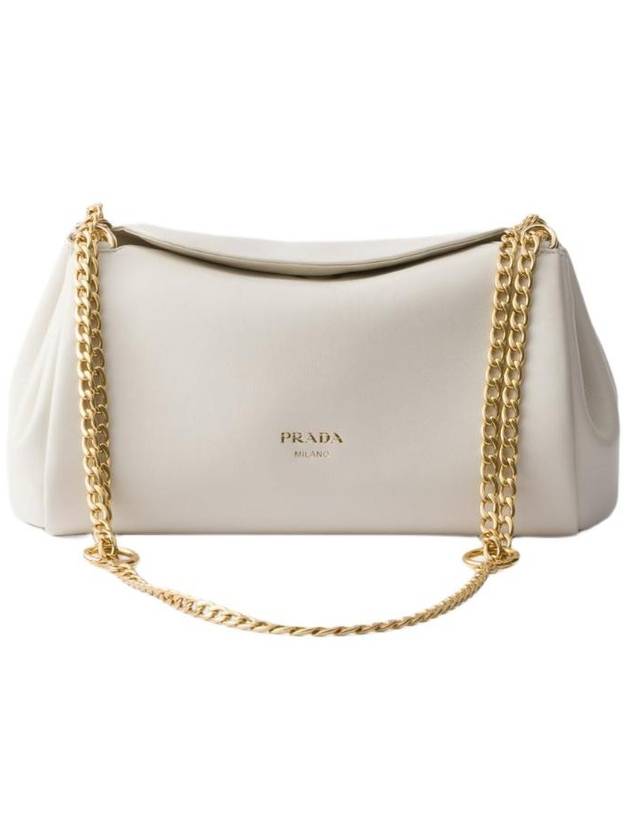 프라다 스몰 프라다 튀뮬트 나파 레더 백 화이트 1BD395 2DX8 F0009