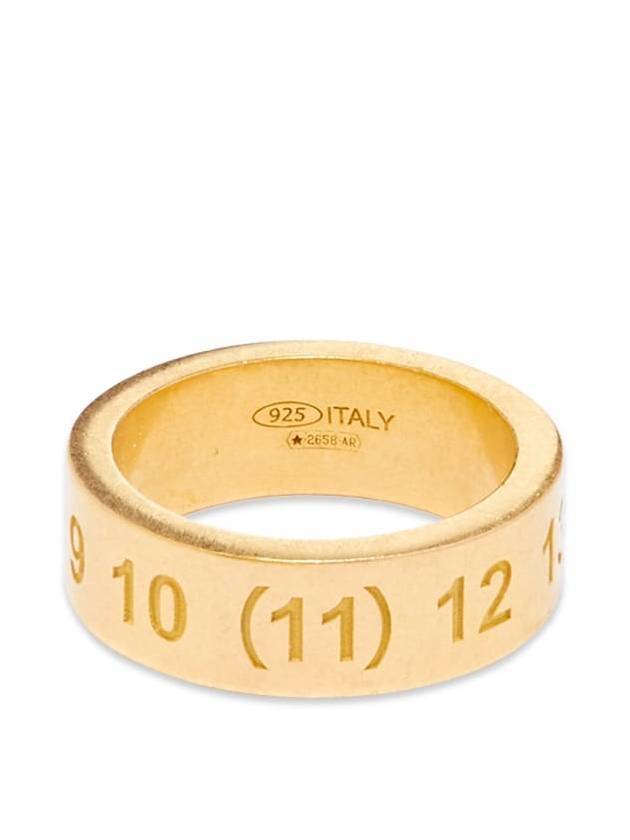 메종마르지엘라 넘버 로고 반지 골드