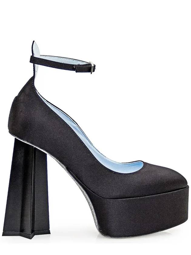Chiara Ferragni 라운드 토 앵클 스트랩 펌프스 CF3240001_BLACK