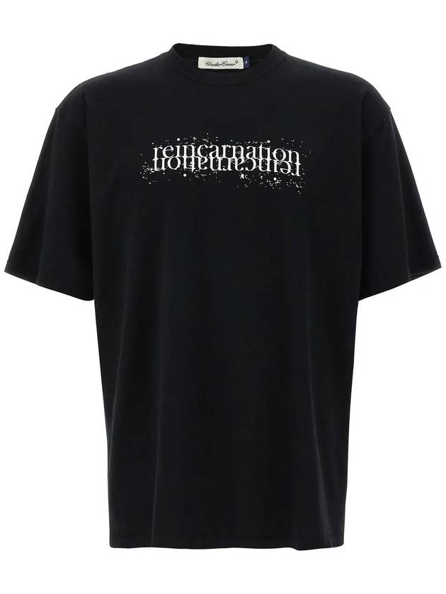 언더커버 그래픽 프린트 티셔츠 UC1E3804_BLACK