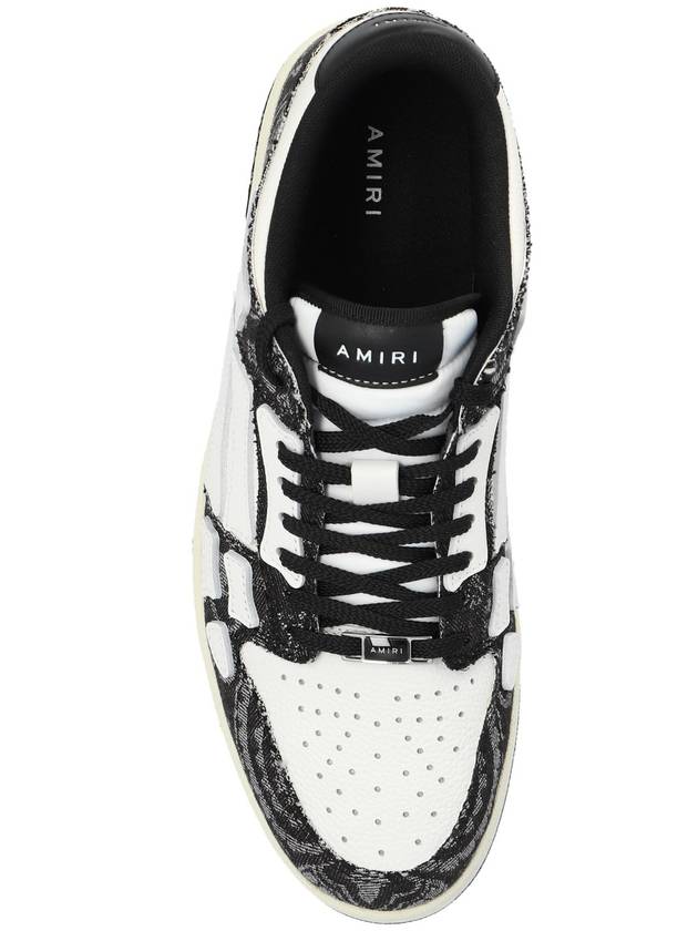 아미리 반다나 스켈 탑 레이스업 스니커즈 Amiri Bandana Skel Top Lace Up Sneakers