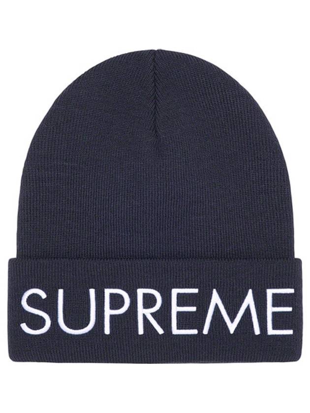 22FW 슈프림 캐피탈 비니 네이비 Supreme Capital Beanie Navy