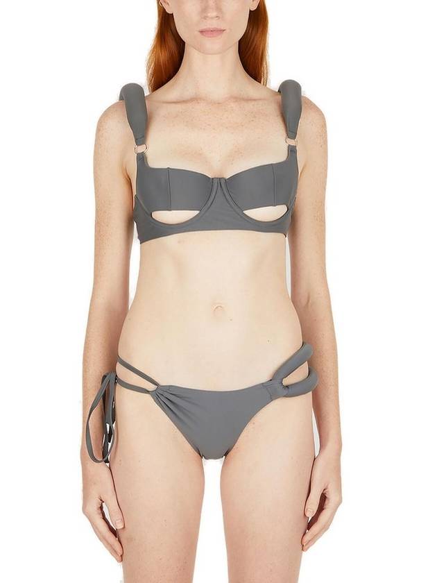 전체 스튜디오 컷아웃 디테일 비키니 탑