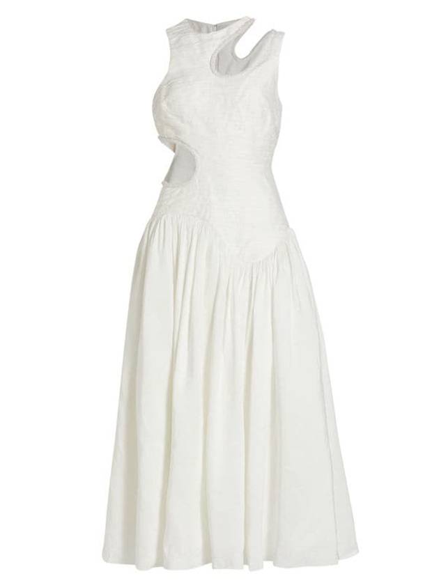 졸리 추상 컷아웃 미디 드레스 Jolie Abstract Cut Out Midi Dress