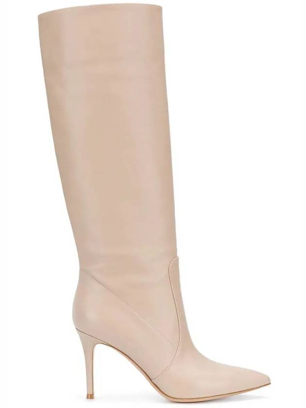 지안비토 로시 한센 뾰족한 발가락 하이힐 부츠 G8062685RICVGI_MOUS