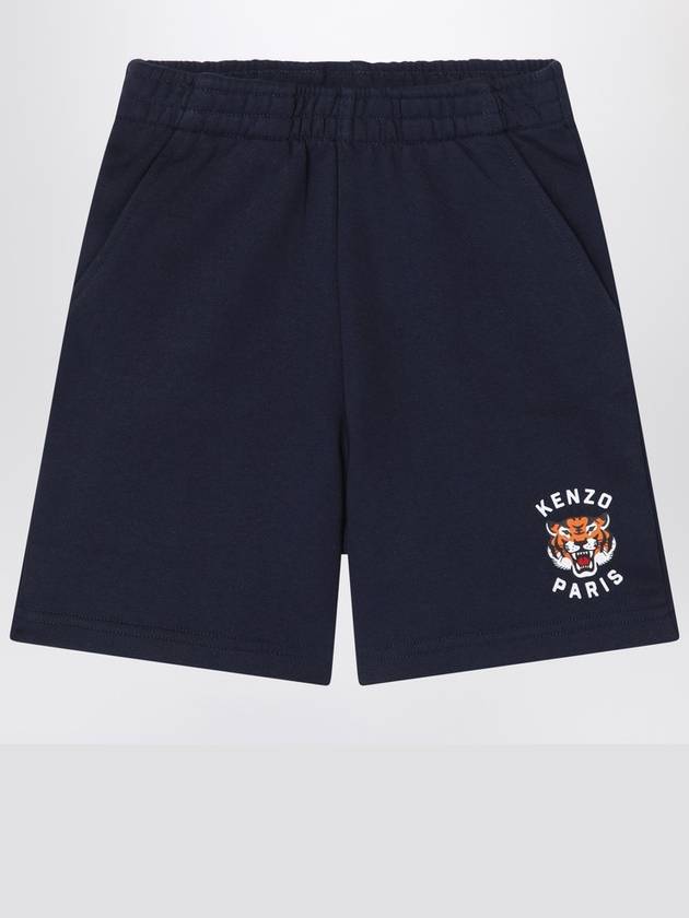 KENZO Navy blue cotton shorts