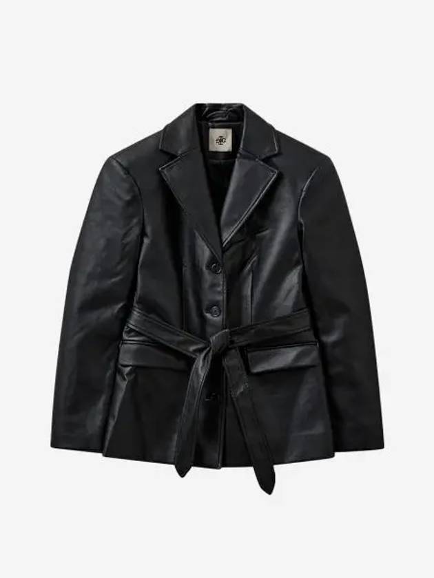 더가먼츠 우먼 브루클린 벨티드 자켓 블랙 24FW The Garment Women Brooklyn Belted Jacket Black 24FW