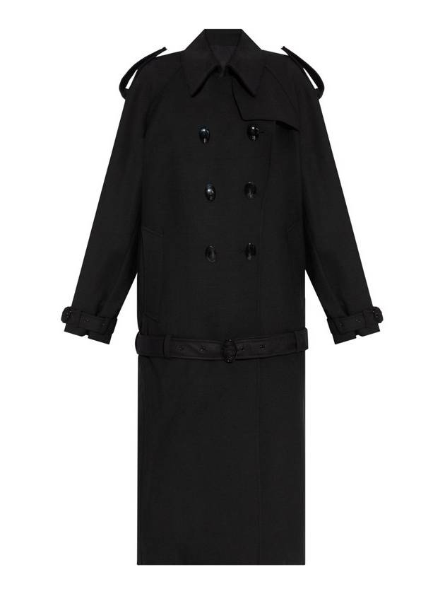 지방시 더블브레스트 벨티드 코트