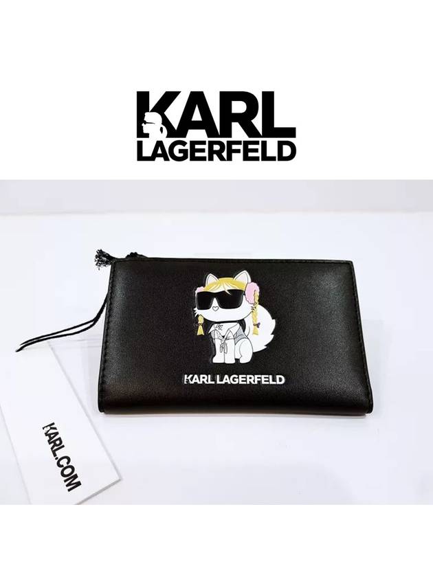 칼라거펠트 슈퍼스타 캡슐 k 슈퍼스타즈 지퍼 카드지갑 230W3221