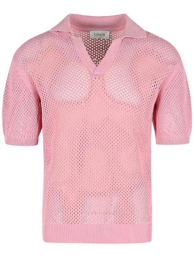 Laneus Pink Viscose Blend Sweater