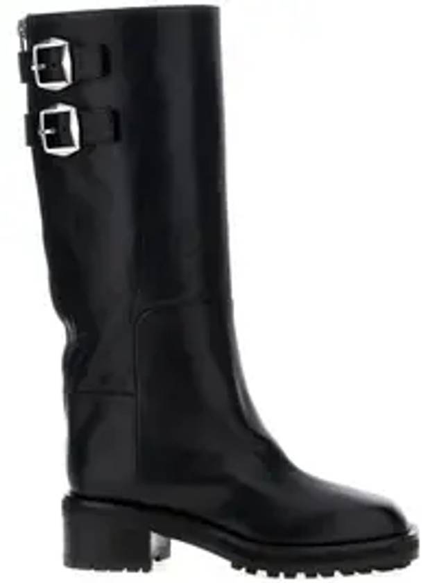 지미추 브루클린 롱부츠 블랙