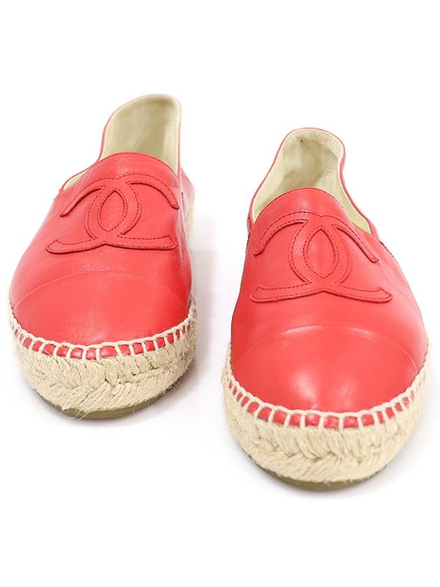 G29762 레드 램스킨 에스파듀 여성 슬립온 36