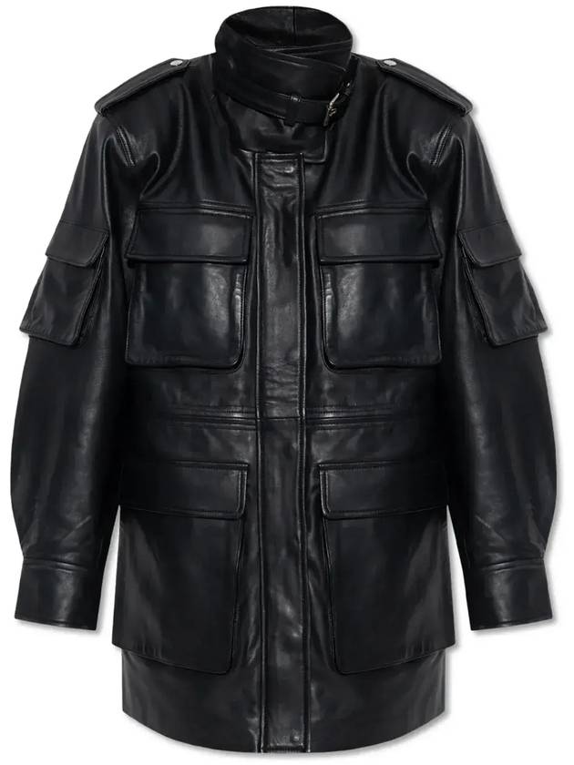 Gestuz 유틸리티 포켓 디테일 재킷 109097810_BLACK