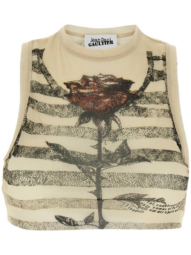 장폴고띠에 크롭 튈 탑 2534FTO275T585030030