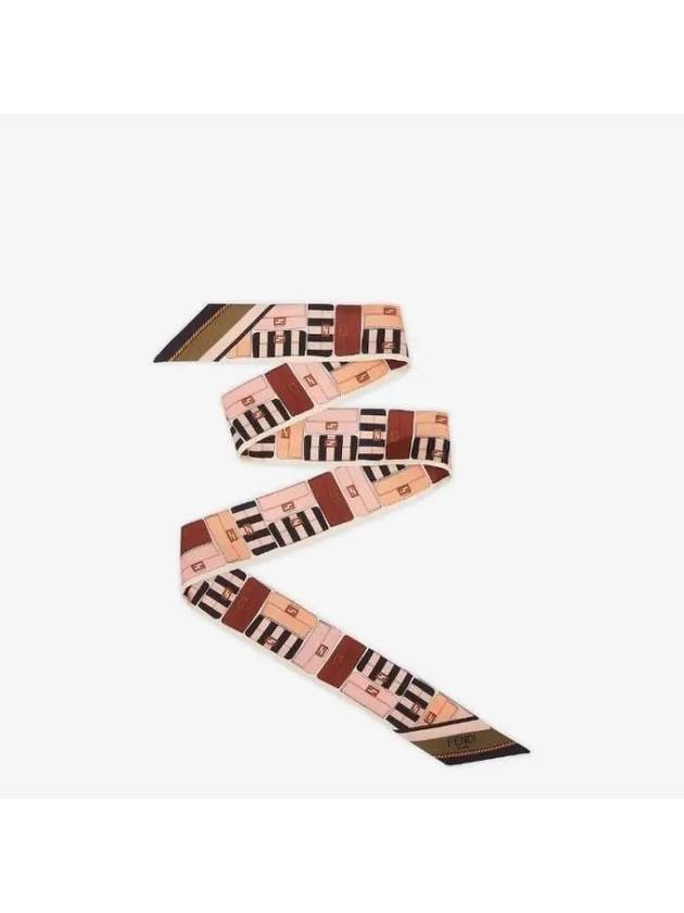 펜디 랩피 실크 머플러