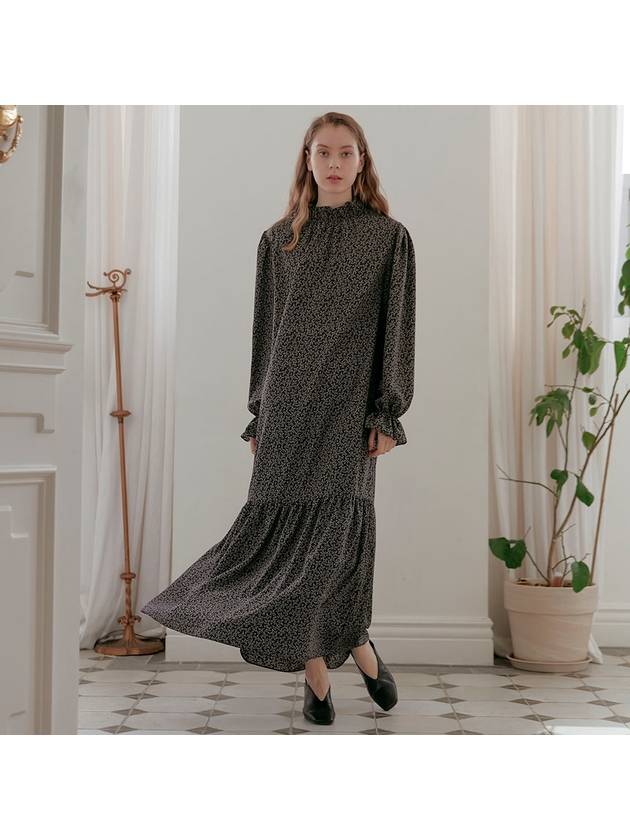 티나블러썸 여성 가브리엘 롱 원피스 블랙