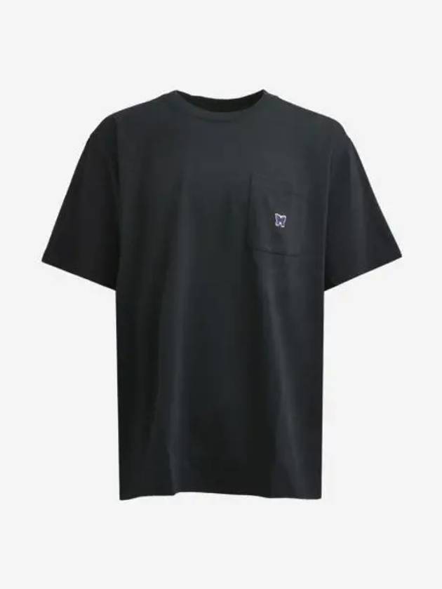 니들스 숏슬리브 크루넥 티셔츠 블랙 Needles S S Crewneck T Shirt Black