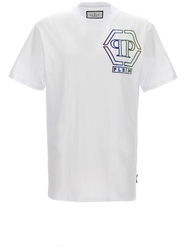 Philipp Plein Rhinestone Logo T-Shirt