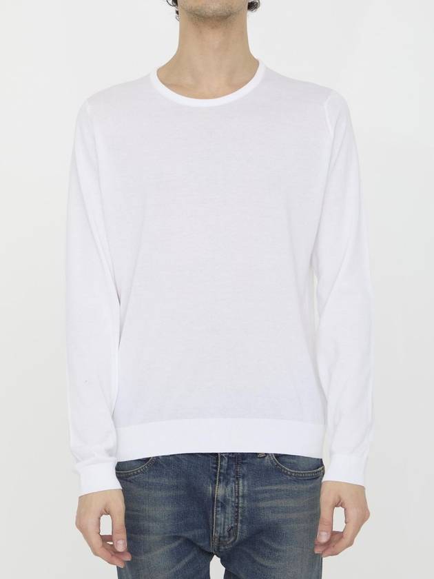 JOHN SMEDLEY 햇필드 풀오버 HATFIELDWHITE
