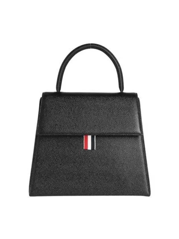 톰브라운 트라페즈 탑 핸들 토트백 블랙 Thom Browne Trapeze Top Handle Tote Bag Black