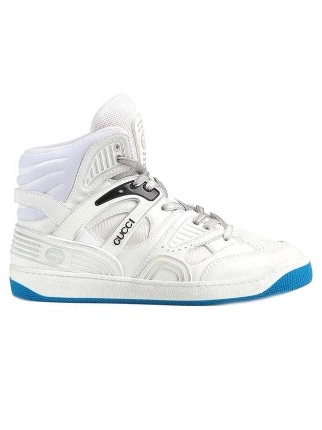 구찌 배스킷 하이탑 스니커즈 화이트