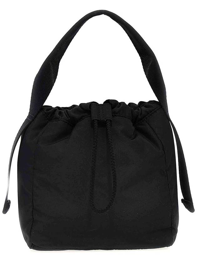 Ganni Black Tech Pouch Handbag