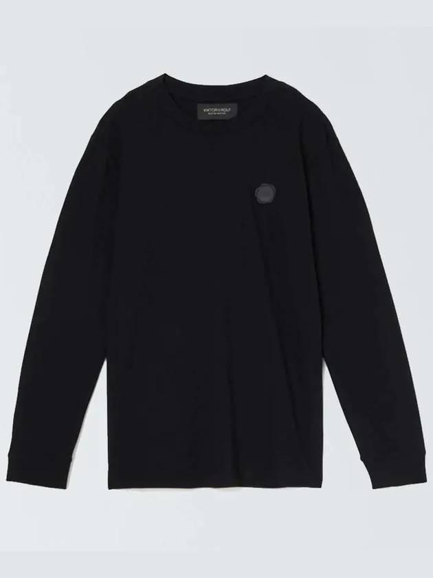 남성 빅터앤롤프 22FW 러버패치 블랙 롱슬리브티 MJ060 31 99122