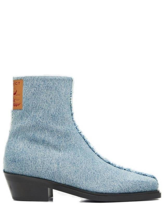 Y/프로젝트 프린지 디테일 데님 앵클부츠