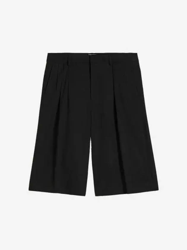 홀츠베일러 리노 플리츠 쇼츠 블랙 Holzweiler Lino Pleat Shorts Black