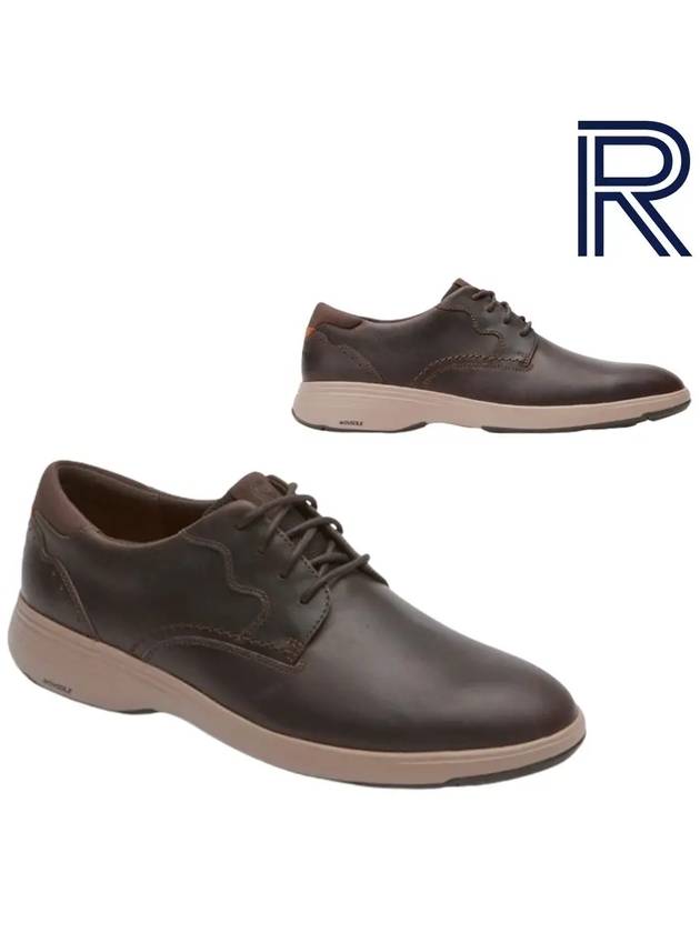 락포트 구두 노아 옥스퍼드 남성화 신발 다크브라운