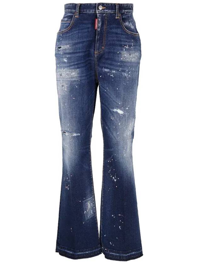 Dsquared2 디스트레스드 플레어 진 S72LB0518S30804_470