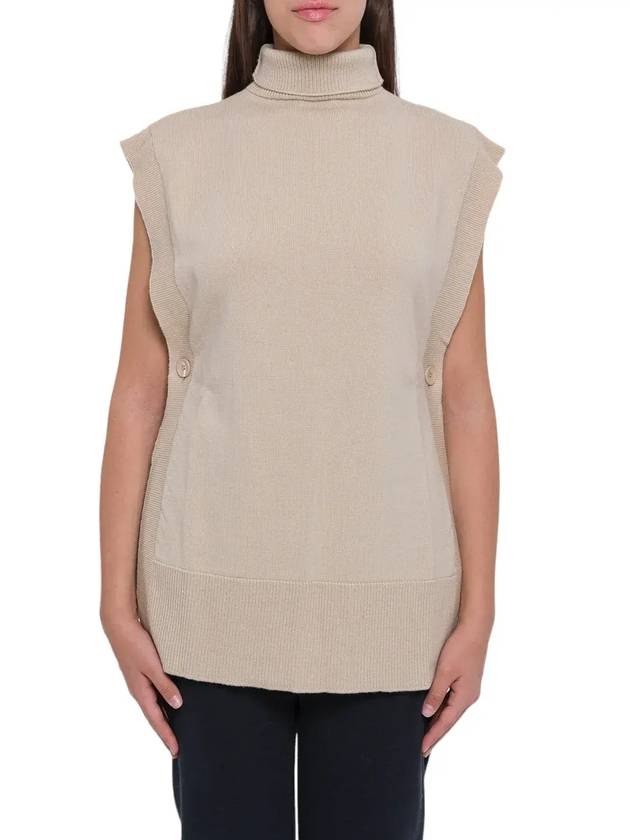 Max Mara 레저 하이넥 니트 조끼 2333560236600_001