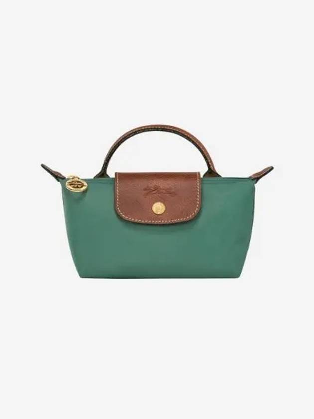 롱샴 르 플리아쥬 오리지널 핸들 파우치 세이지 Longchamp Le Pliage Original Handle Pouch Sage