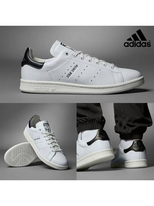 아디다스 운동화 스탠 스미스 럭스 가죽 스니커즈 신발 화이트블랙