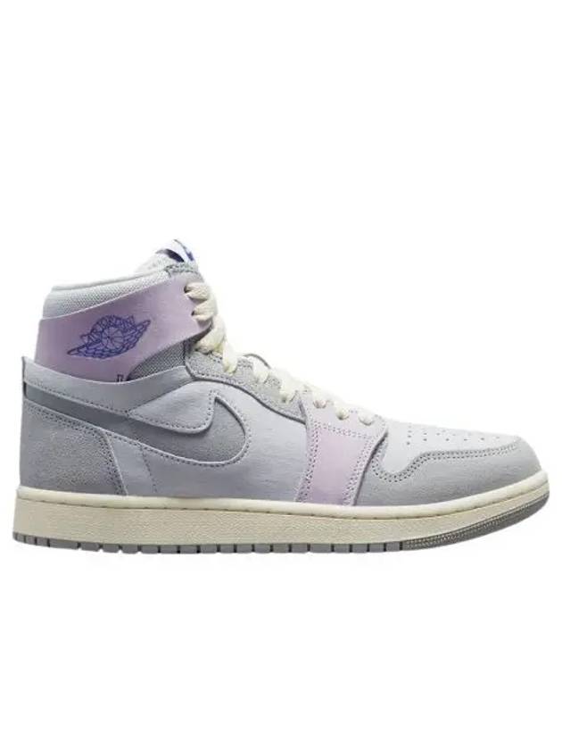 W 조던 1 줌 에어 컴포트 2 라이트 스모크 그레이 앤 베얼리 그레이프 W Jordan 1 Zoom Air CMFT 2 Light Smoke Grey and Barely Grape