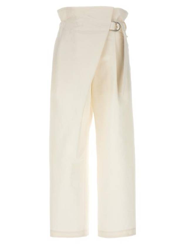 24SS 이세이 미야케 스트레이트 팬츠 IM46FF55602 White