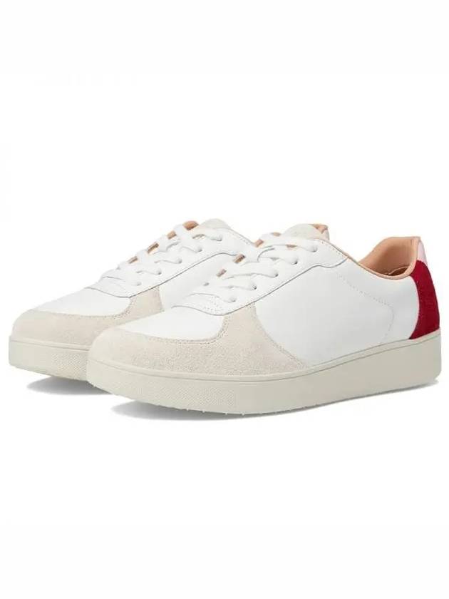 4157459 FitFlop Rally Leather Suede Panel Sneakers