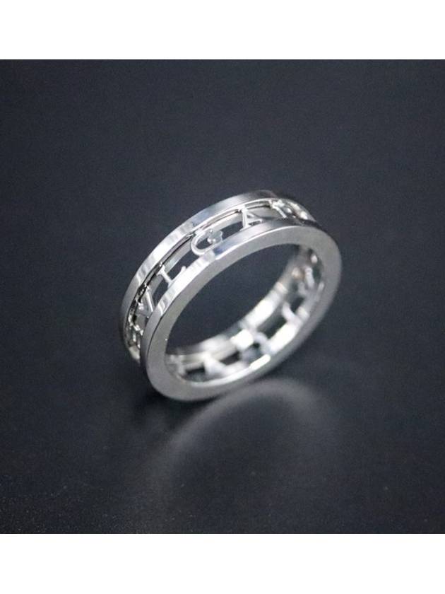 불가리 여성 Bvlgari(불가리) 359357 18K 화이골드 비제로원 오픈워크 1밴드 링 반지 58호(국내 17호) &gt; 반지 | 강북중고명품