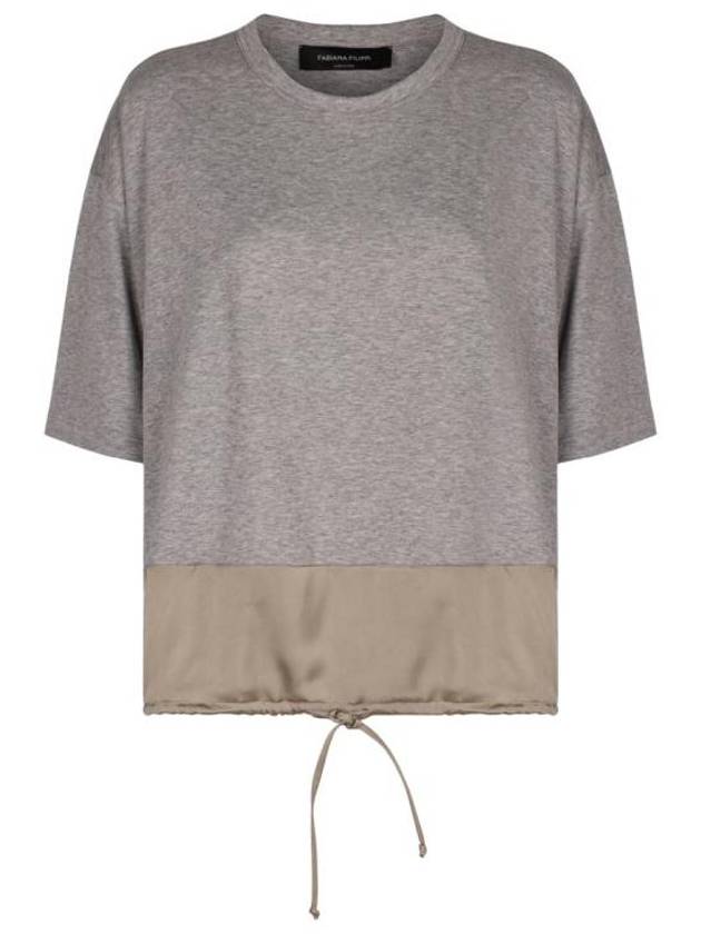 25SS 파비아나 필리피 긴팔 티셔츠 JED275F615L456 VR3 GREY