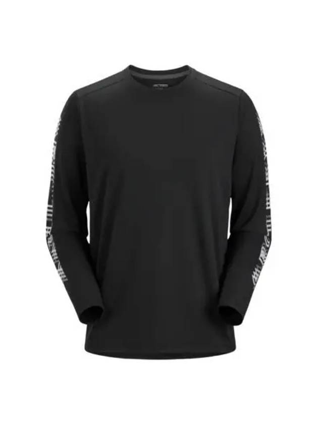 아크테릭스 코막 크루넥 롱슬리브 티셔츠 블랙 Arc'teryx Cormac Crew Neck LS T Shirt Black