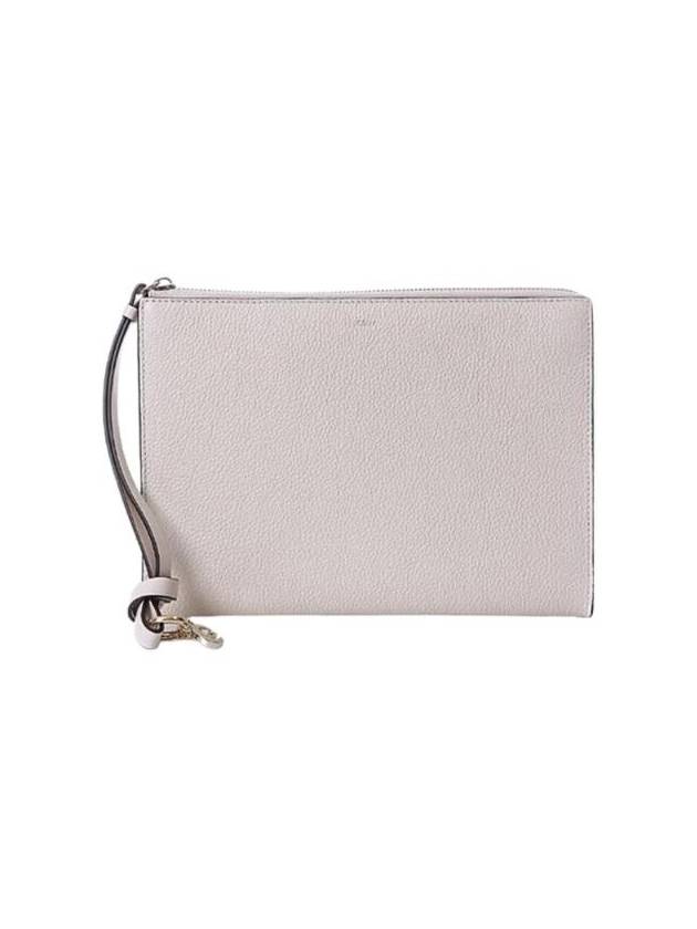 끌로에 알파벳 그레인드 레더 파우치 누드 CHC22AP759F576H3