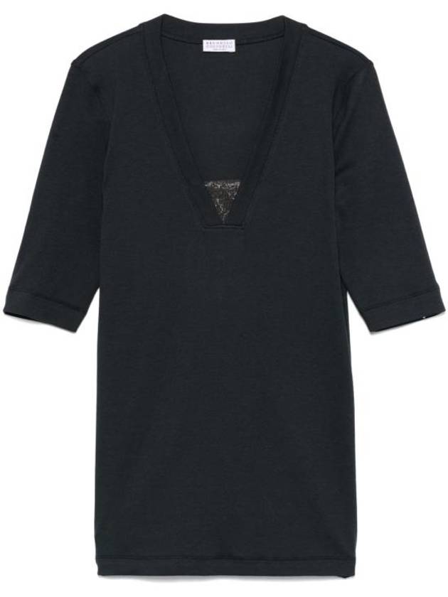 25SS 브루넬로 쿠치넬리 반팔 티셔츠 M0TC8EL692 C7186