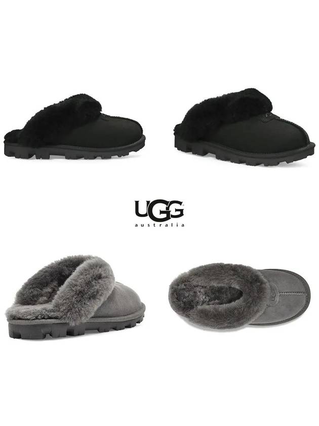 UGG 어그 슬리퍼 코케트 슬라이드 2가지 여성교사용 겨울 거실용