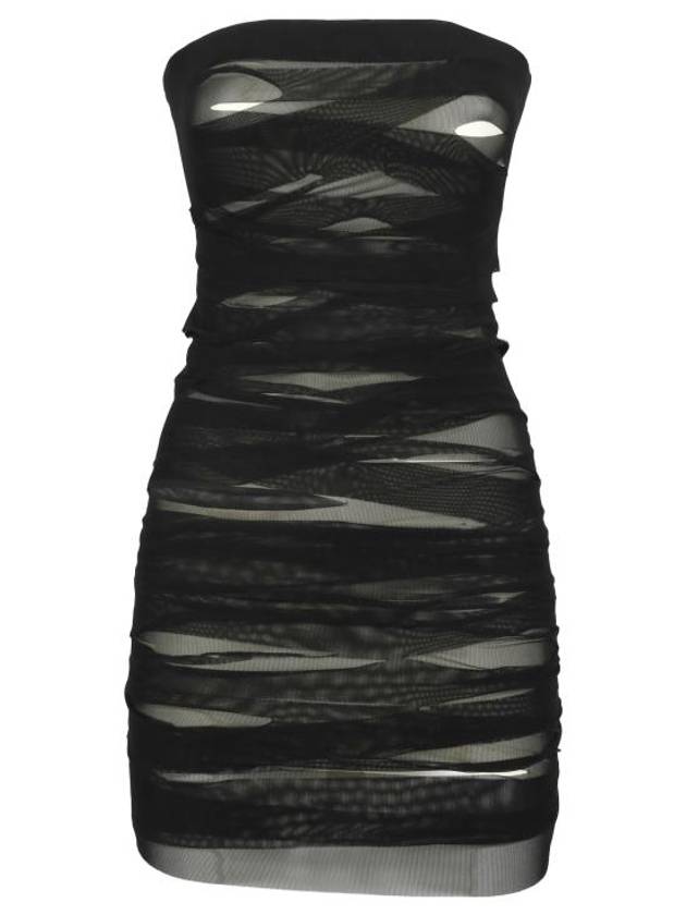 25SS MM6 메종마르지엘라 미디 원피스 S62DA0037 S24423961 Black