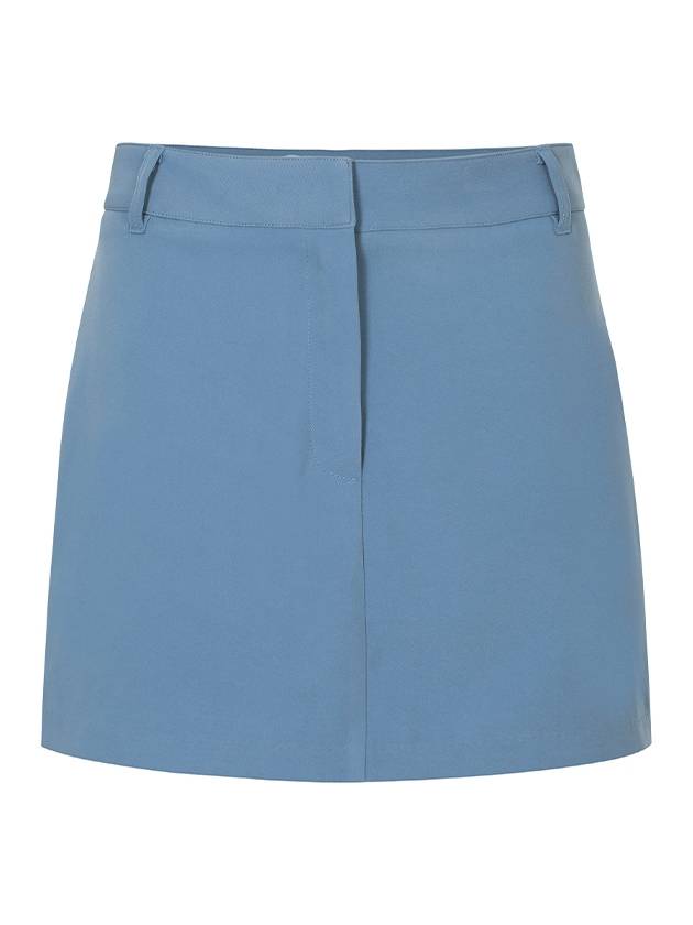 SIMPLE STRAIGHT SKIRT W INNER PANTS_Baby Blue