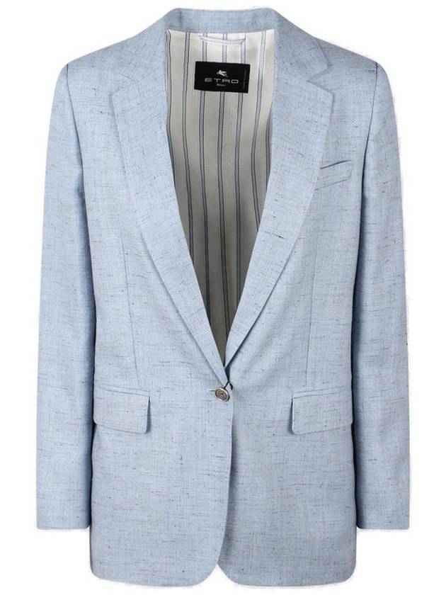 에트로 스페클 버튼 블레이저