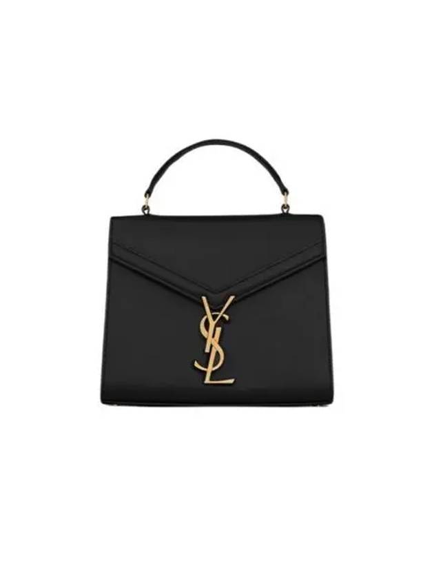 생로랑 카산드라 미니 탑 핸들 백 블랙 Saint Laurent Cassandra Mini Top Handle Bag Black